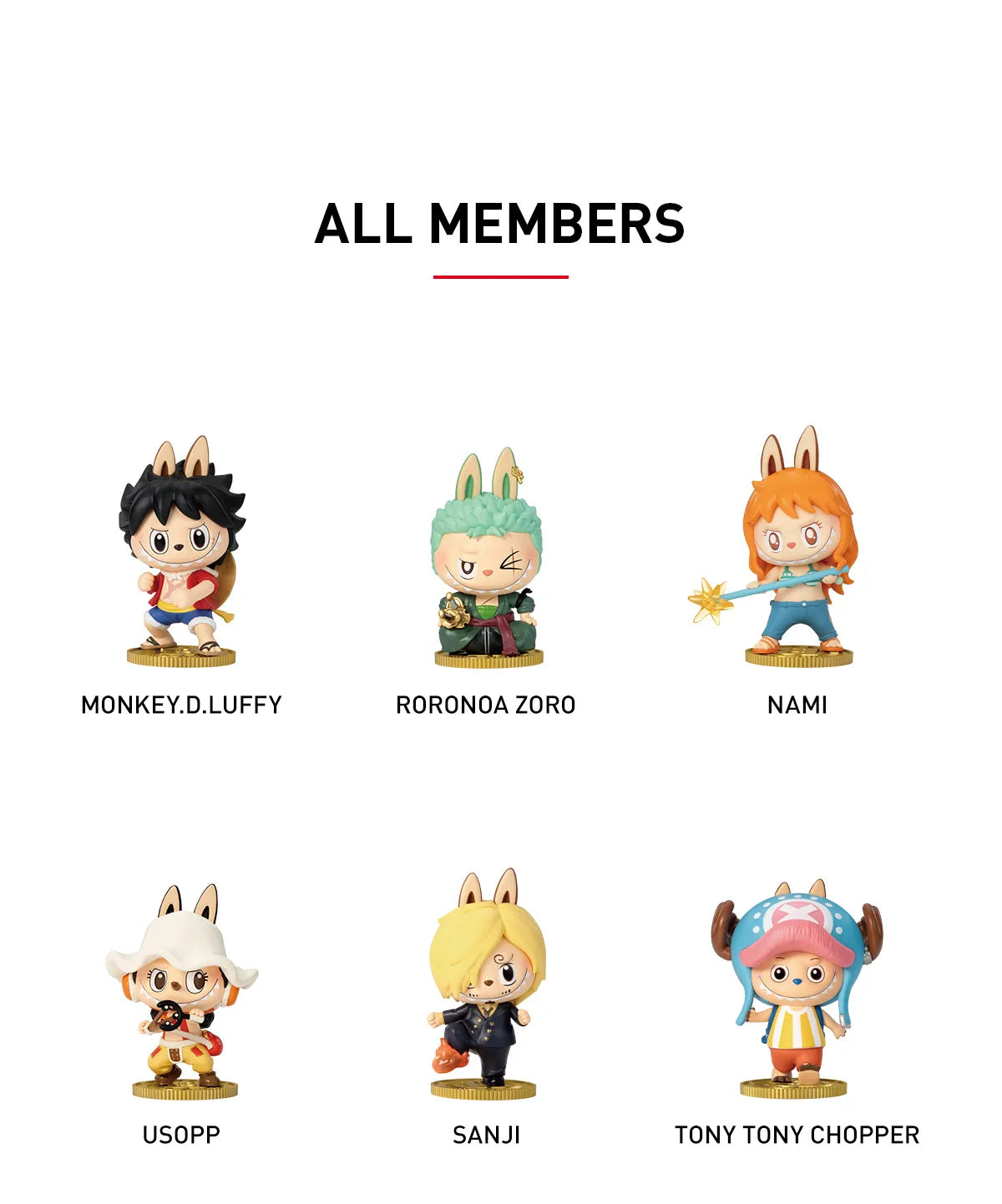 THE MONSTERS × One Piece Series Figures