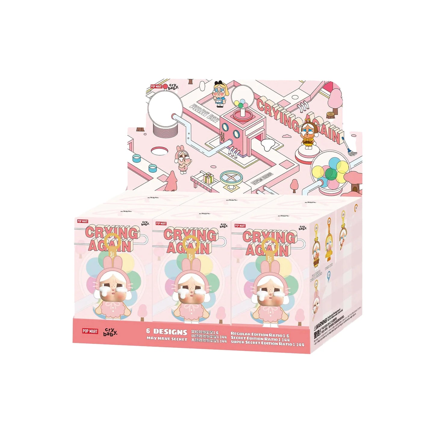 Crybaby Crying Again Series Vinyl Face Plush Blind Box
