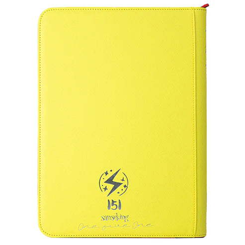 9-Pocket PU Card Binder - 151 Matte Yellow