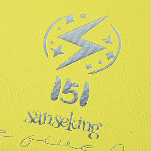 9-Pocket PU Card Binder - 151 Matte Yellow