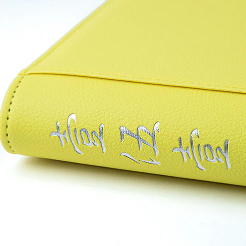 9-Pocket PU Card Binder - 151 Matte Yellow