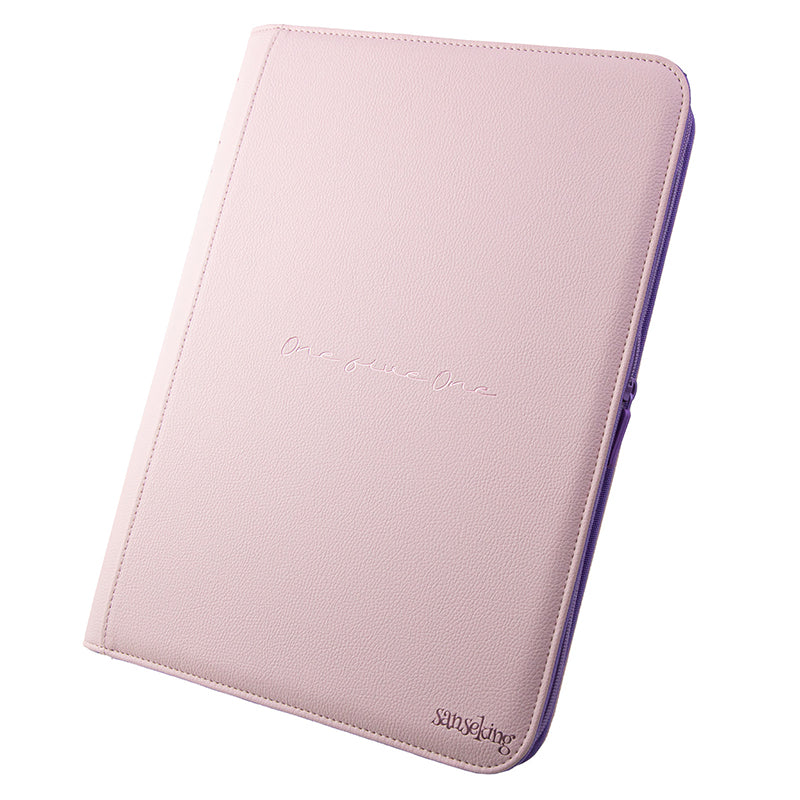 9-Pocket PU Card Binder - 151 Matte Pink