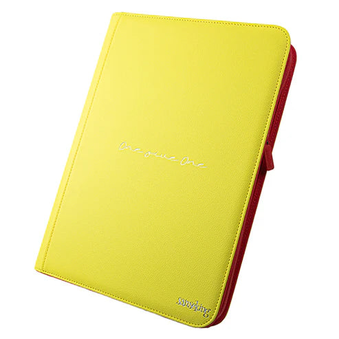 9-Pocket PU Card Binder - 151 Matte Yellow