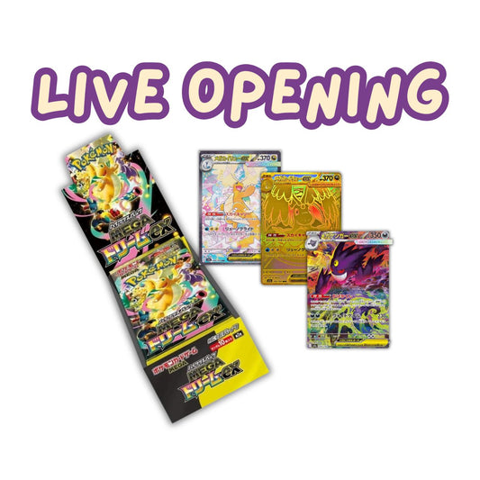 LIVE OPENING - Mega Dream M2a Booster Box Japanese Pokémon TCG