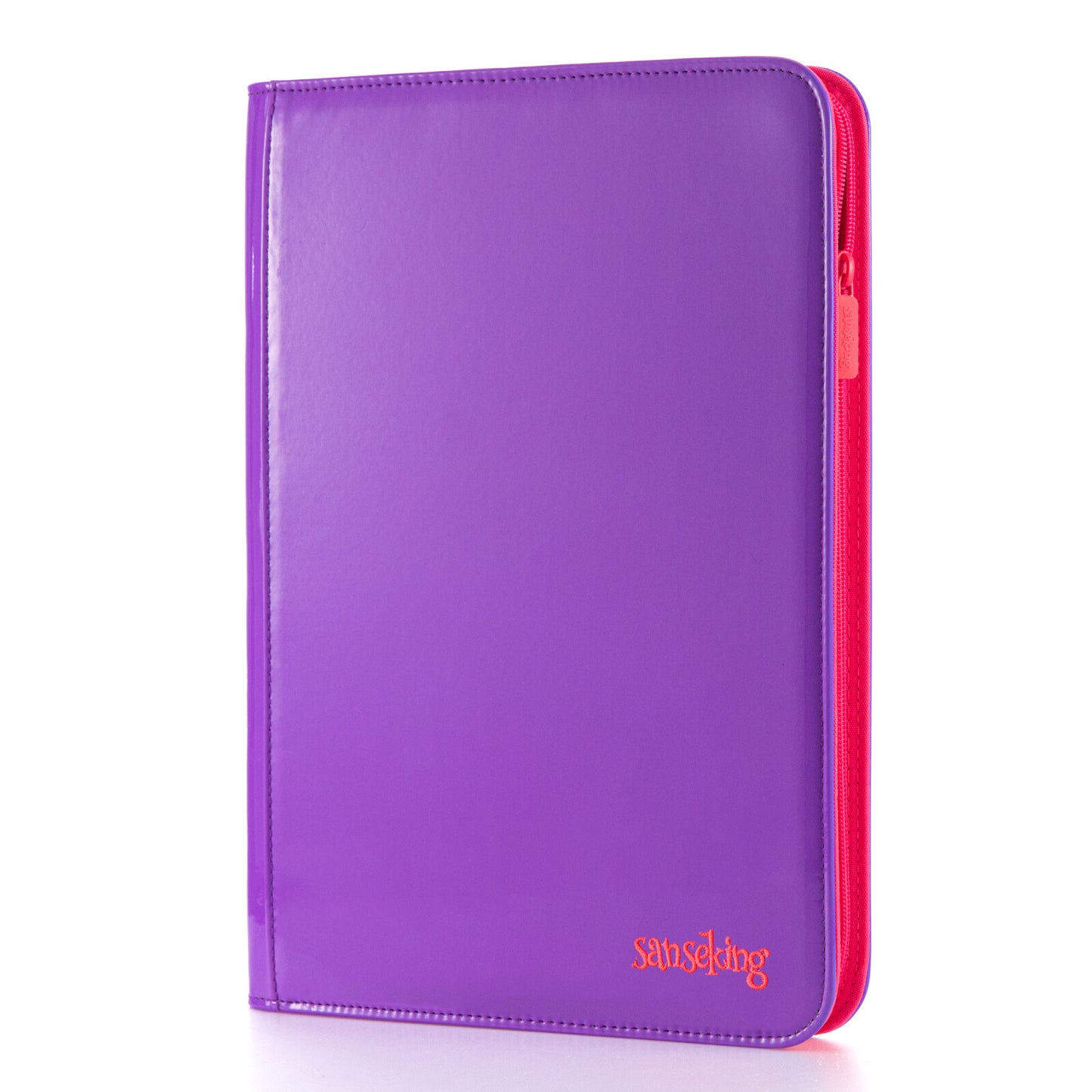 Crimson Coral 9-Pocket Card Binder  - Purple - Sanseking