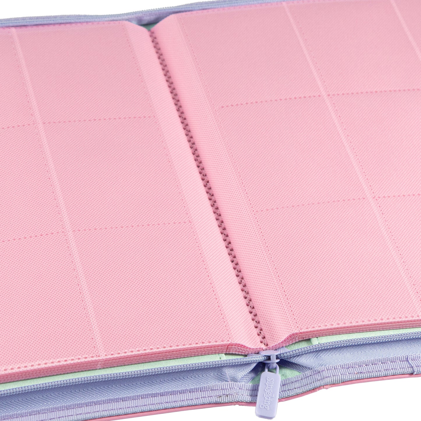Crimson Coral 9-Pocket Card Binder  - Pink - Sanseking