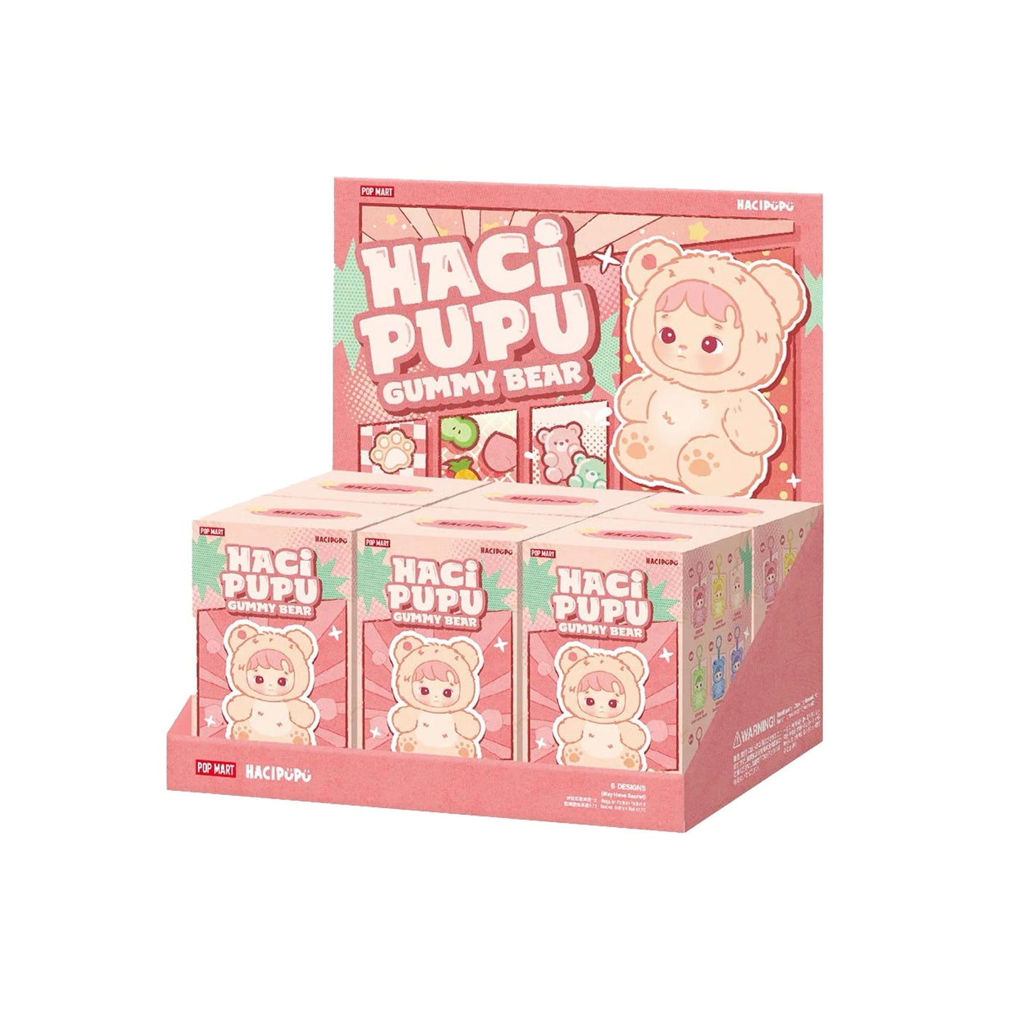 Hacipupu Gummy Bear Series Vinyl Plush Pendant Blind Box