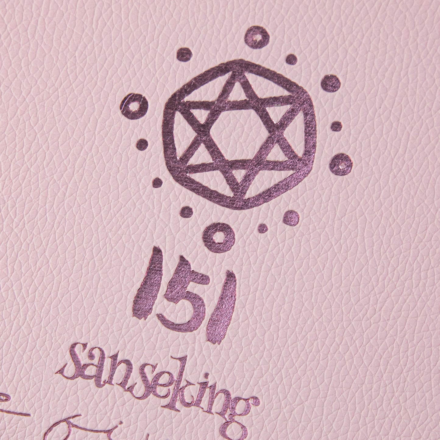 9-Pocket PU Card Binder - 151 Matte Pink