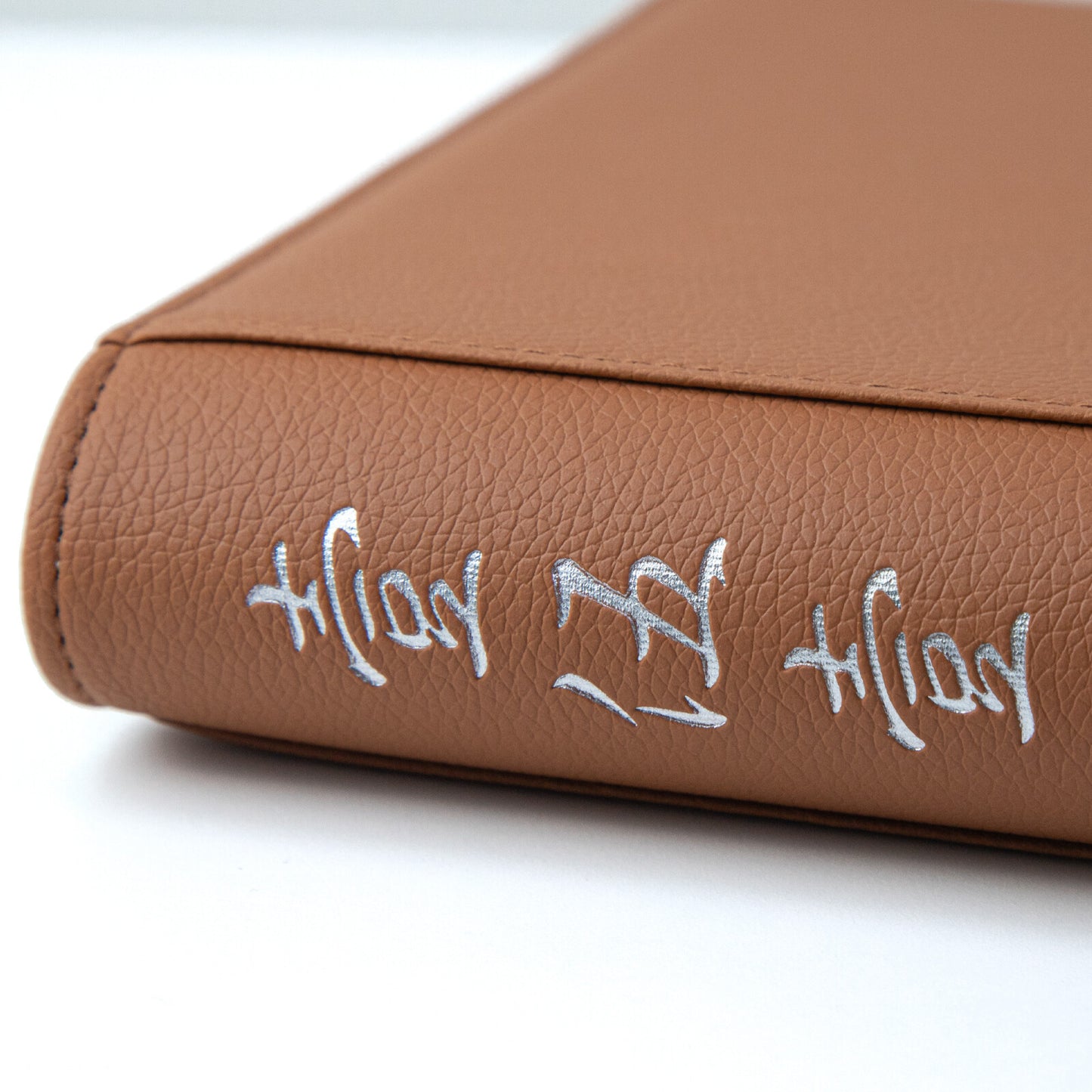 9-Pocket PU Card Binder - 151 Matte Tan/Brown